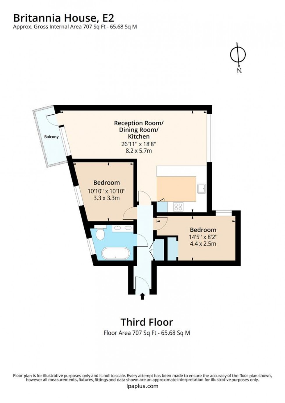 Floorplan for Britannia House, Digby Street, London, E2 - EAID:ELMSESTATESAPI, BID:1