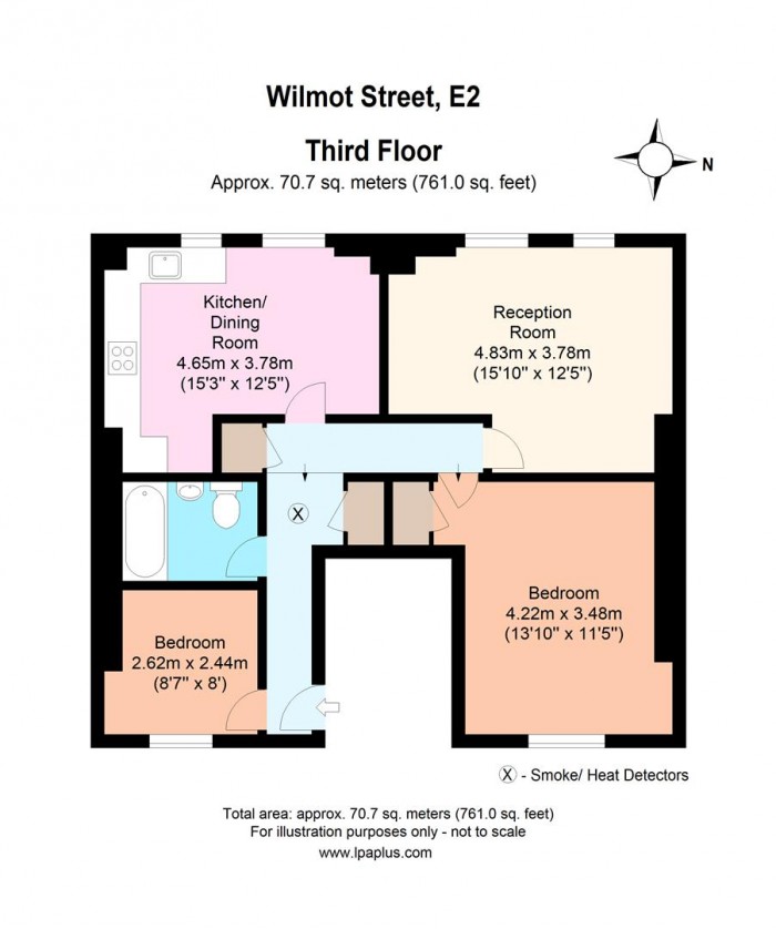 Floorplan for 130, E2