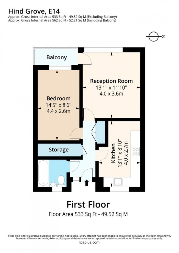 Floorplan for 146, E14