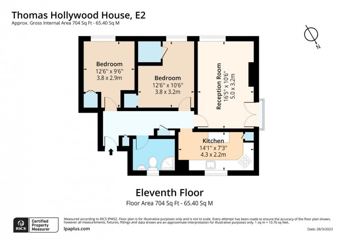 Floorplan for 47 Thomas Hollywood House, E2