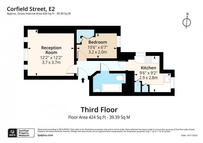 Floorplan for 211, E2