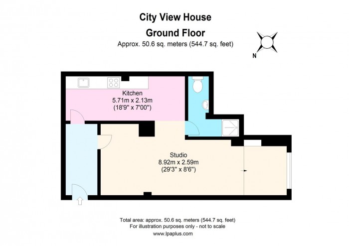 Floorplan for 10 City View House, E2