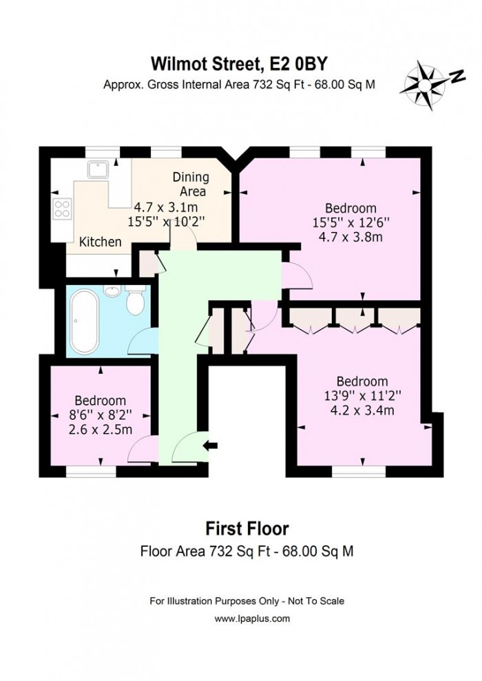 Floorplan for 133, E2