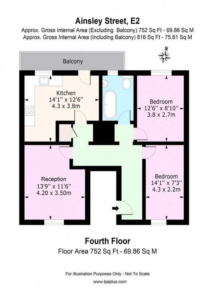 Floorplan for 26, E2