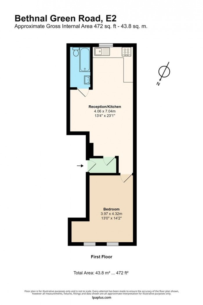 Floorplan for 312A, E2