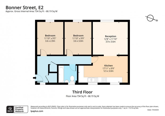 Floorplan for 3F, E2