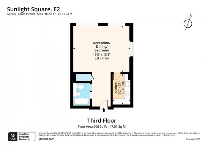 Floorplan for 61, E2