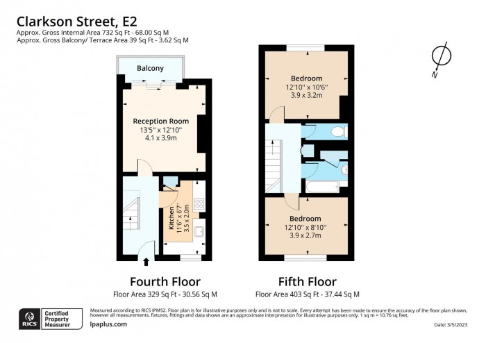 Floorplan for 68, E2