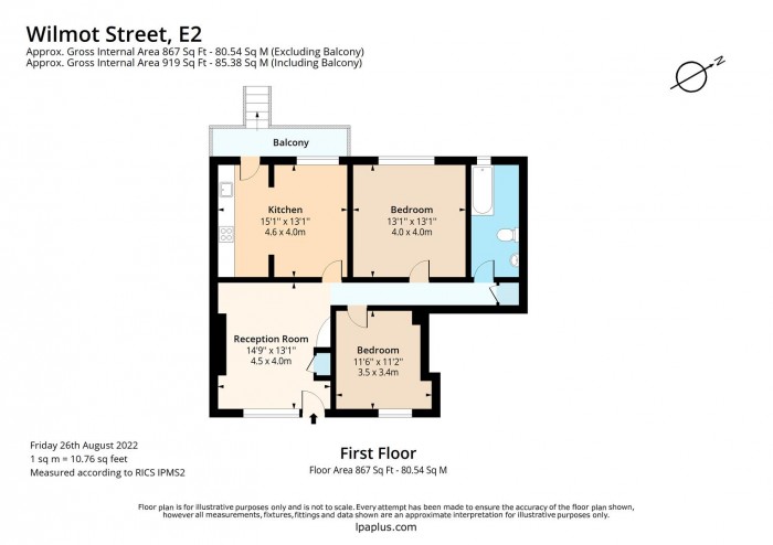 Floorplan for 241, E2