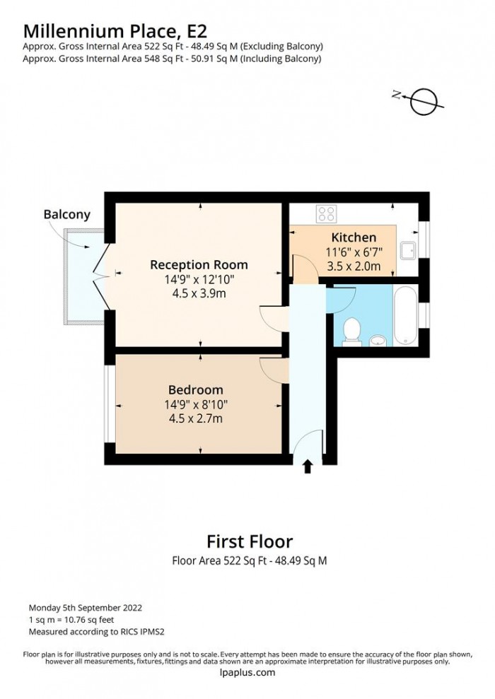 Floorplan for 26, E2