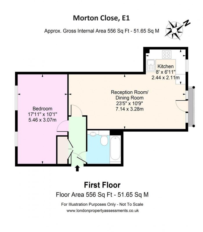 Floorplan for 38, E1