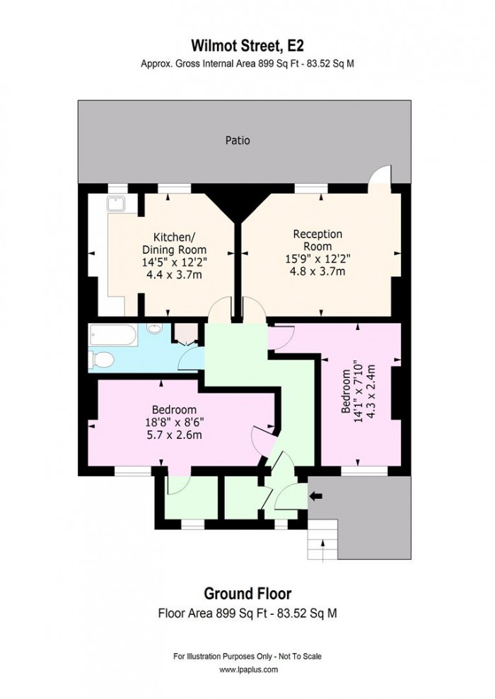 Floorplan for 136, E2