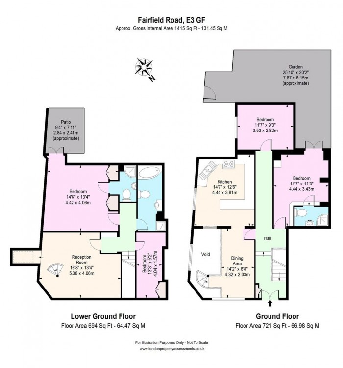 Floorplan for Apartment 1, 51, E3