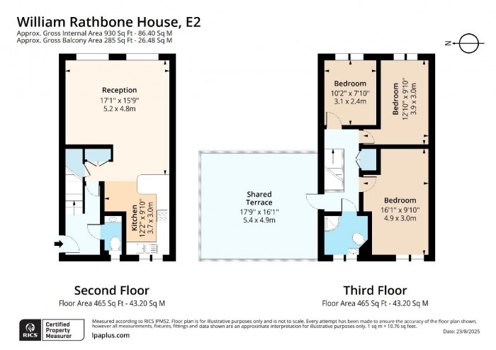 Floorplan for 7 William Rathbone House, E2