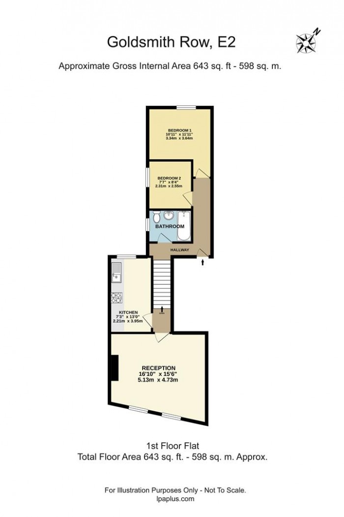 Floorplan for 85A, E2