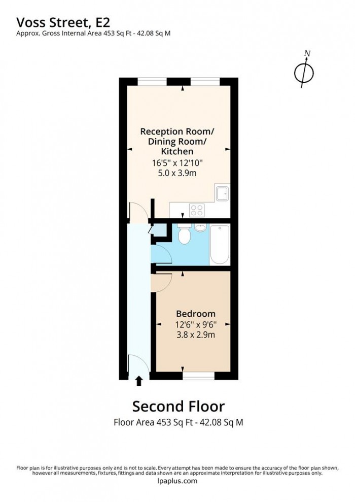 Floorplan for Unit 3, 65, E2
