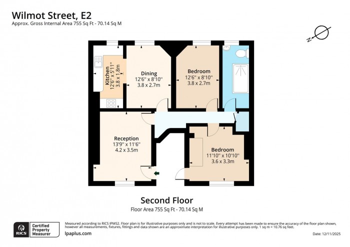 Floorplan for 255, E2