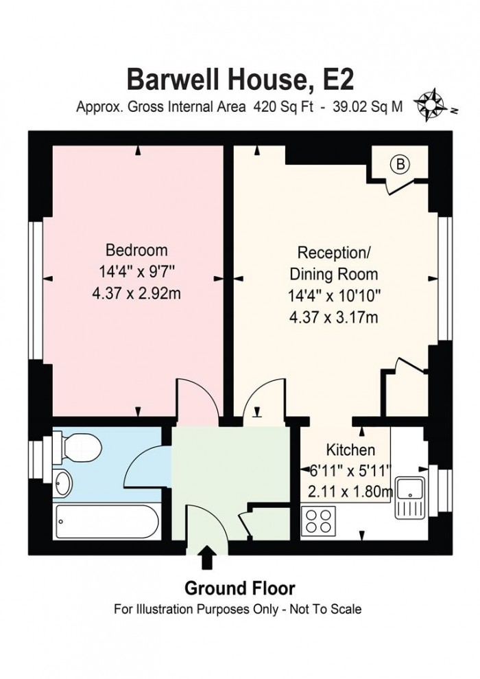 Floorplan for 10 Barwell House, E2