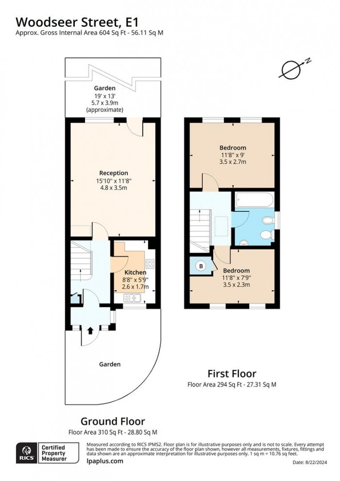 Floorplan for 165, E1