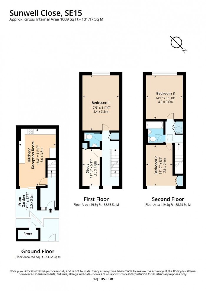 Floorplan for 10, SE15