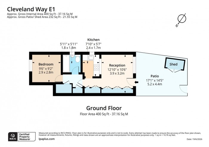Floorplan for 18, E1