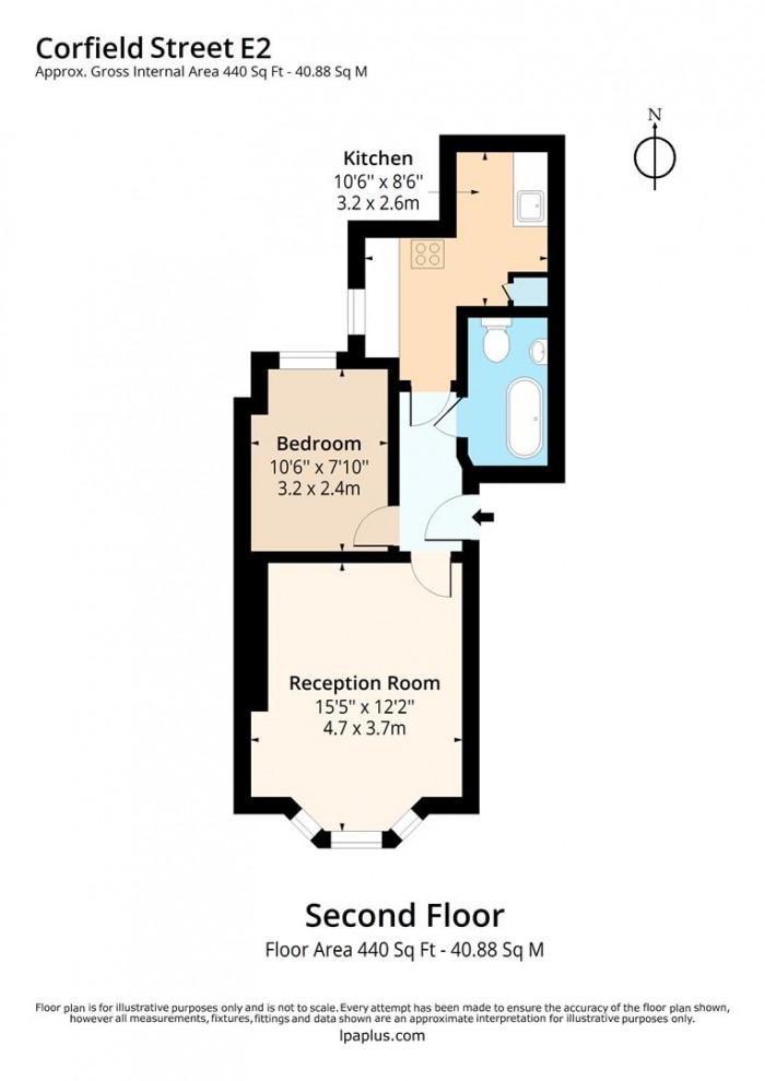 Floorplan for 209, E2
