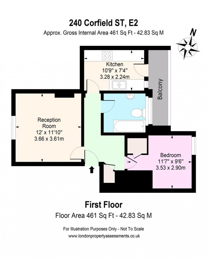 Floorplan for 240, E2